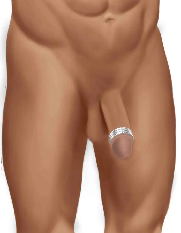 Philanthropist- Solid Sterling Silver Penis Ring