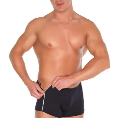 Piece of Your Action - Black Shorts With Zipper