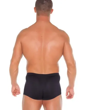 Piece of Your Action - Black Shorts With Zipper