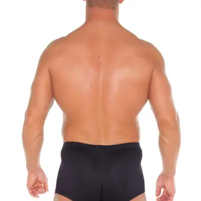 Piece of Your Action - Black Shorts With Zipper
