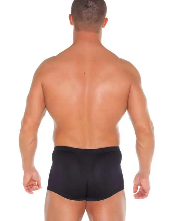 Piece of Your Action - Black Shorts With Zipper