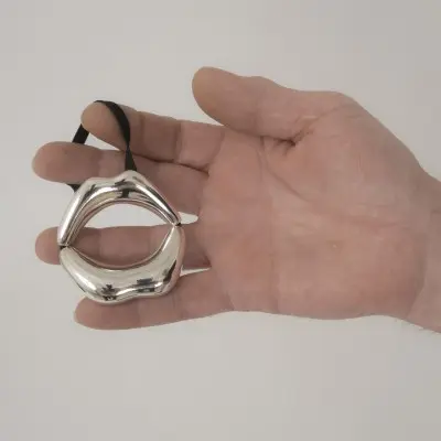 Point Guard - Men's Silver Kiss Penis Chain Bracelet