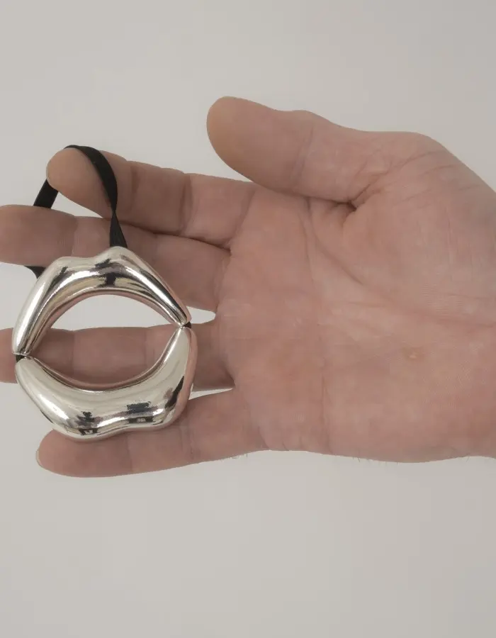 Point Guard - Men's Silver Kiss Penis Chain Bracelet