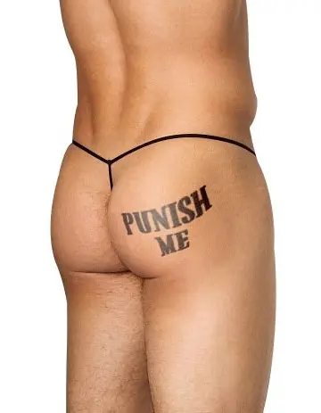 Punish Me Temporary Tattoo Pack of Four