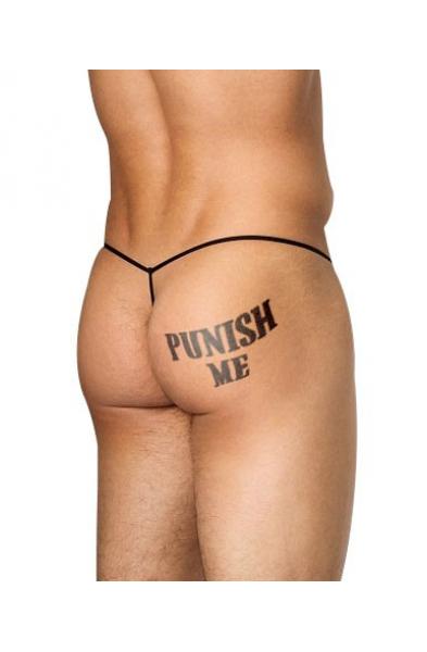 Punish Me Temporary Tattoo Pack of Four