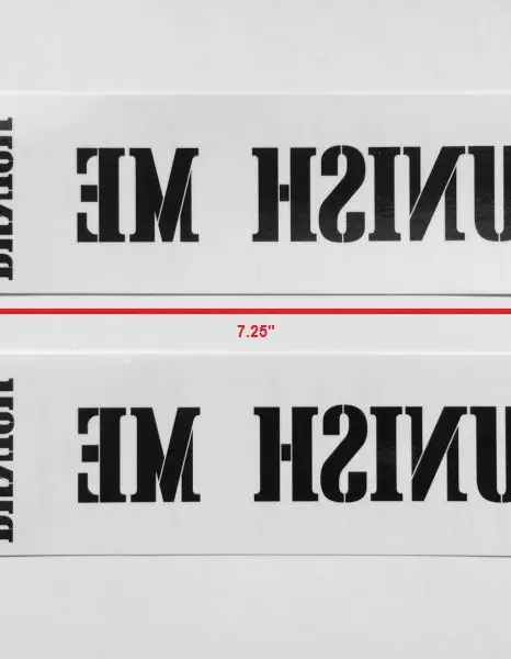 Punish Me Temporary Tattoo Pack of Four