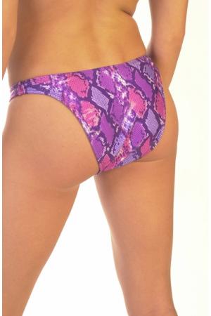 Purple Python Brazil Bikini Bottom