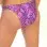 Purple Python Brazil Bikini Bottom