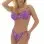 Purple Python Underwire Bikini Top
