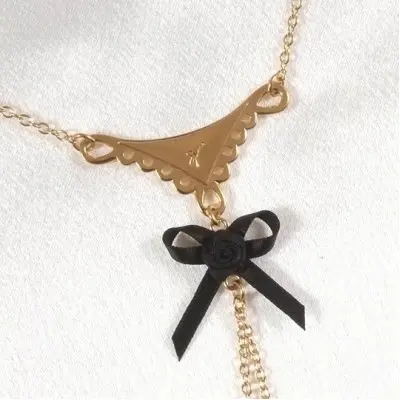 Ready For It? - Gold Lace and Bow Waist Chain
