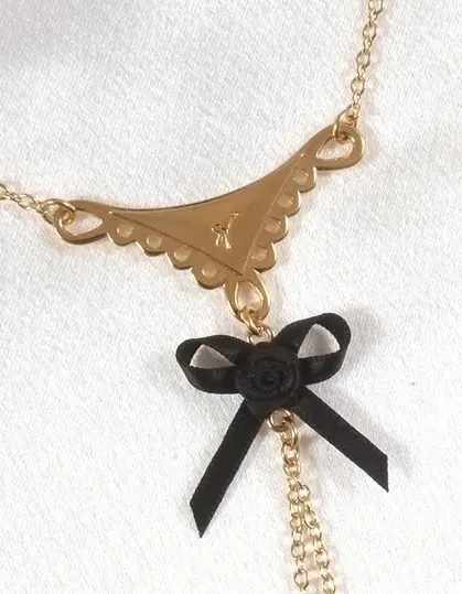 Ready For It? - Gold Lace and Bow Waist Chain