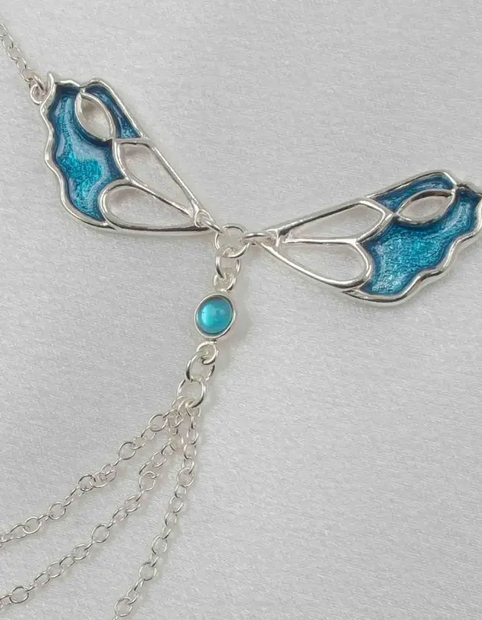 Real Friends - Silver Butterfly Pendant Waist Chain