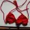 Red Bikini Tri Top