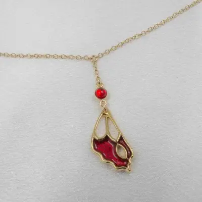 Red Lacewing - Gold Waist Chain With Butterfly Charm