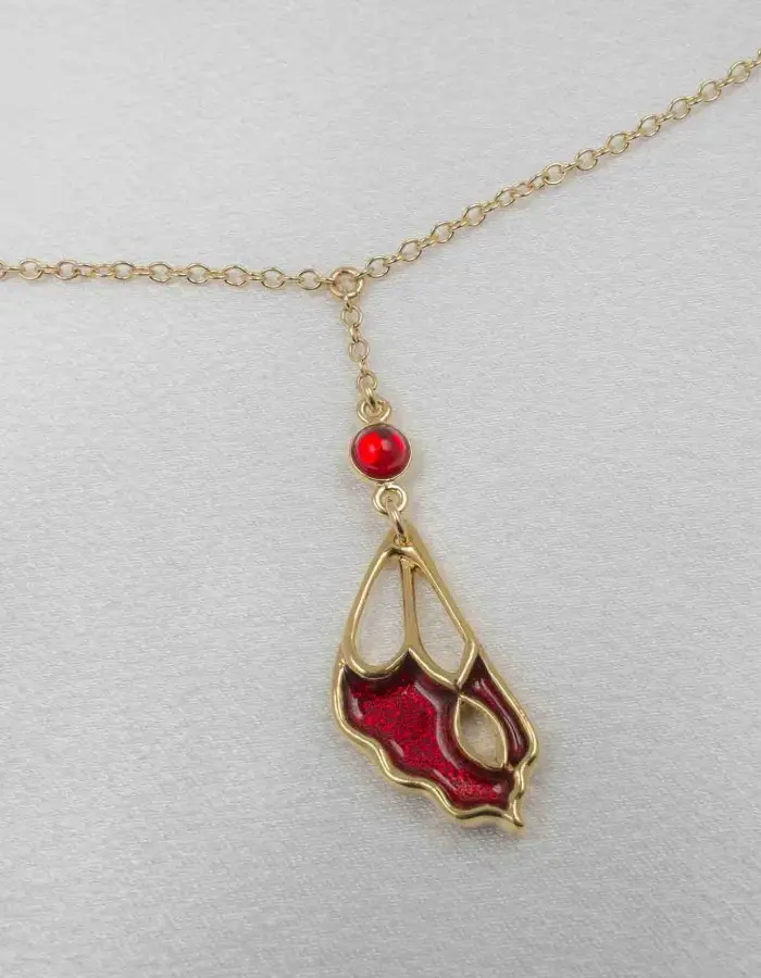 Red Lacewing - Gold Waist Chain With Butterfly Charm
