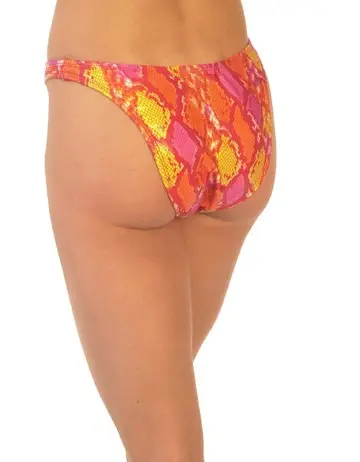Red Python Brazil Bikini Bottom