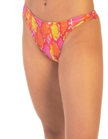 Red Python Brazil Bikini Bottom