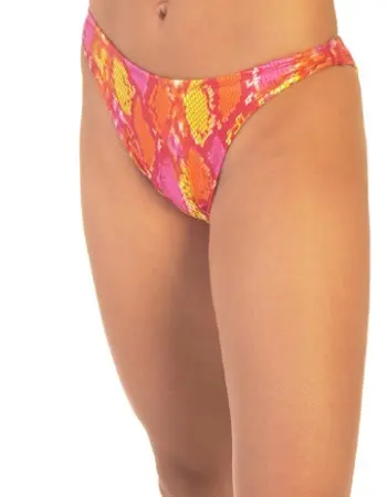 Red Python Brazil Bikini Bottom