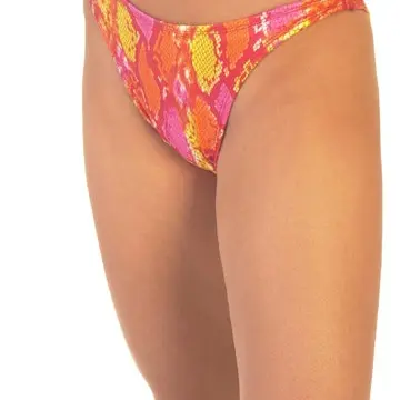Red Python Brazil Bikini Bottom