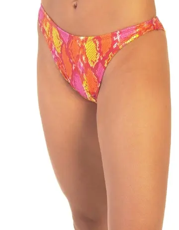 Red Python Brazil Bikini Bottom