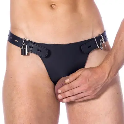 Requiem in Leather - Briefs with Penis Hole and Anus-Dildo Inside