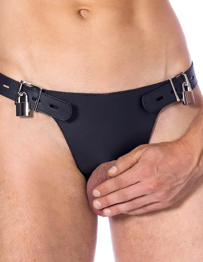 Requiem in Leather - Briefs with Penis Hole and Anus-Dildo Inside