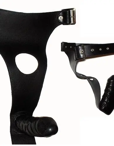 Requiem in Leather - Briefs with Penis Hole and Anus-Dildo Inside