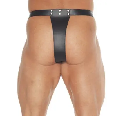 Requiem in Leather - Briefs with Penis Hole and Anus-Dildo Inside
