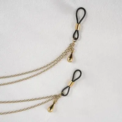 Rhine Maiden - Gold Siren Song Necklace and Nipple Jewelry