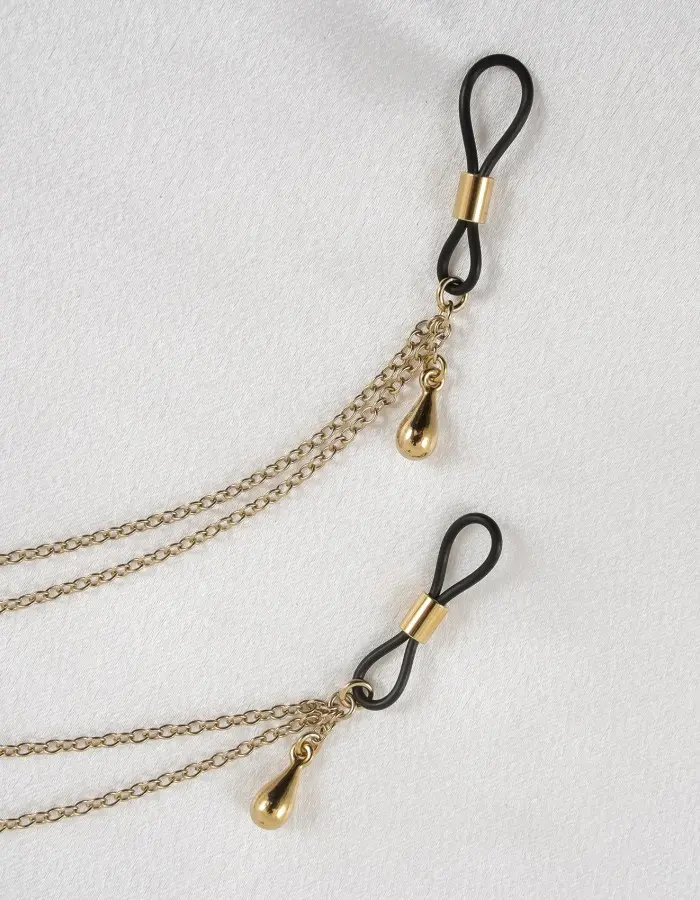 Rhine Maiden - Gold Siren Song Necklace and Nipple Jewelry