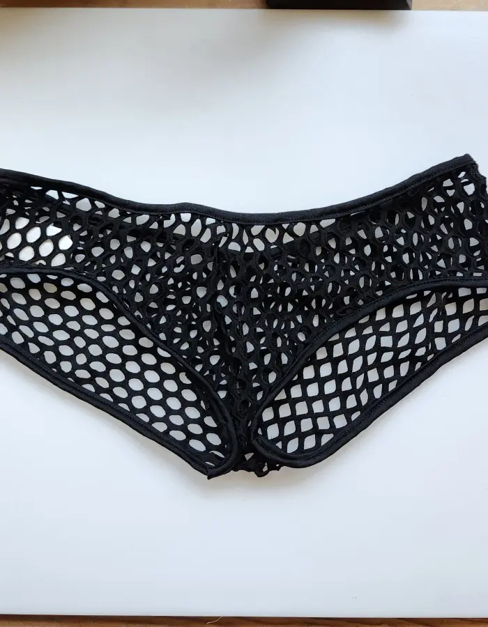 Rock Chick Regret - Fishnet Booty Shorts Panties