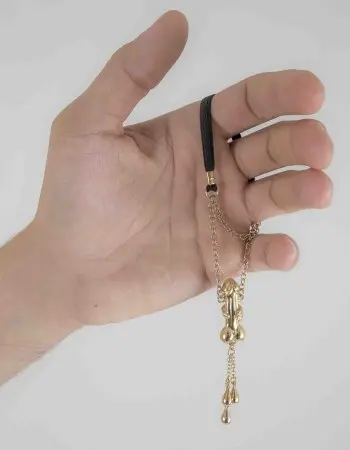 Rockstar - Penis Bracelet with Gold Penis Charm