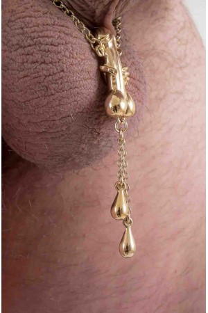 Rockstar - Penis Bracelet with Gold Penis Charm