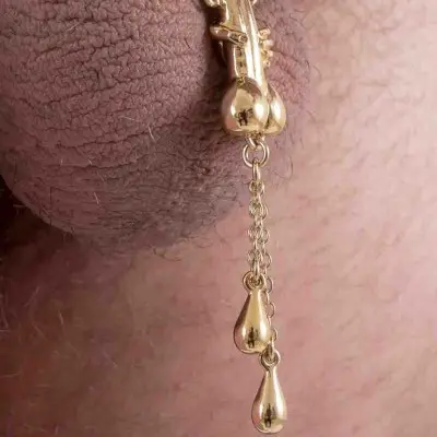 Rockstar - Penis Bracelet with Gold Penis Charm