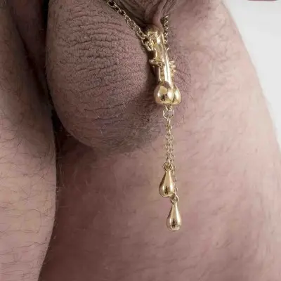 Rockstar - Penis Bracelet with Gold Penis Charm