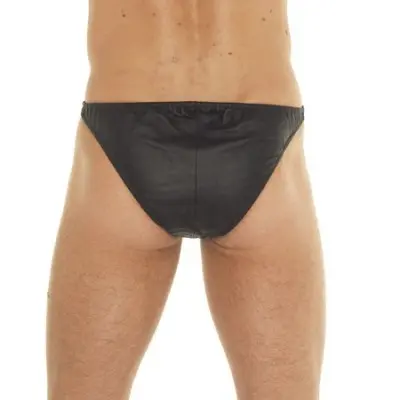 Romeo Conquers Juliet - Leather Zipper Briefs