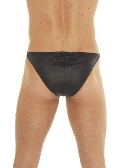 Romeo Conquers Juliet - Leather Zipper Briefs