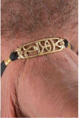 Rosetta - Egyptian Penis Jewelry Band in Gold