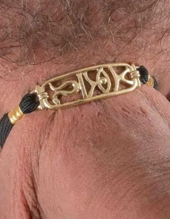 Rosetta - Egyptian Penis Jewelry Band in Gold