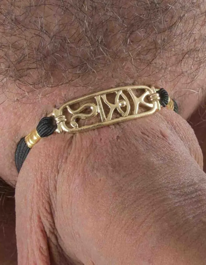 Rosetta - Egyptian Penis Jewelry Band in Gold