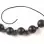 Rubber Anal Beads-Five 1.65 Inch Balls