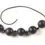 Rubber Anal Beads-Five 1.65 Inch Balls