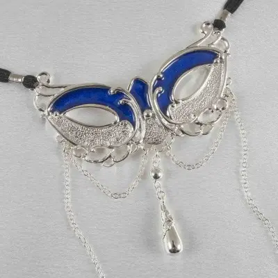 We Danced Our Youth - Women's Love Mask of Venice G-String with Pendant in Silver