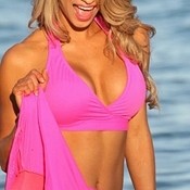San Elio Beach - Flirty Skirted Halter Bikini Bathing Suit