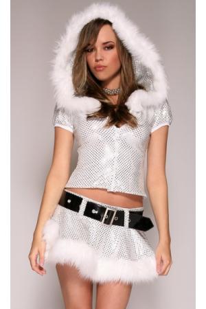 Santa Costume - Silver Belle