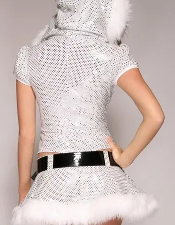 Santa Costume - Silver Belle