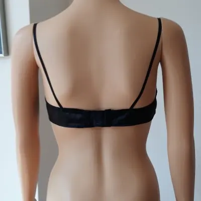 Satin Underwire Open Cup Bra