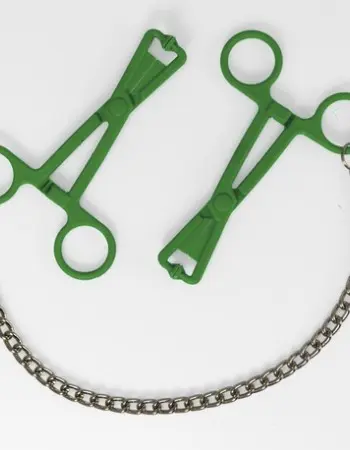 Scissor Style Nipple Clamps With Chain