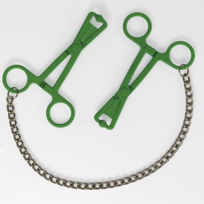 Scissor Style Nipple Clamps With Chain