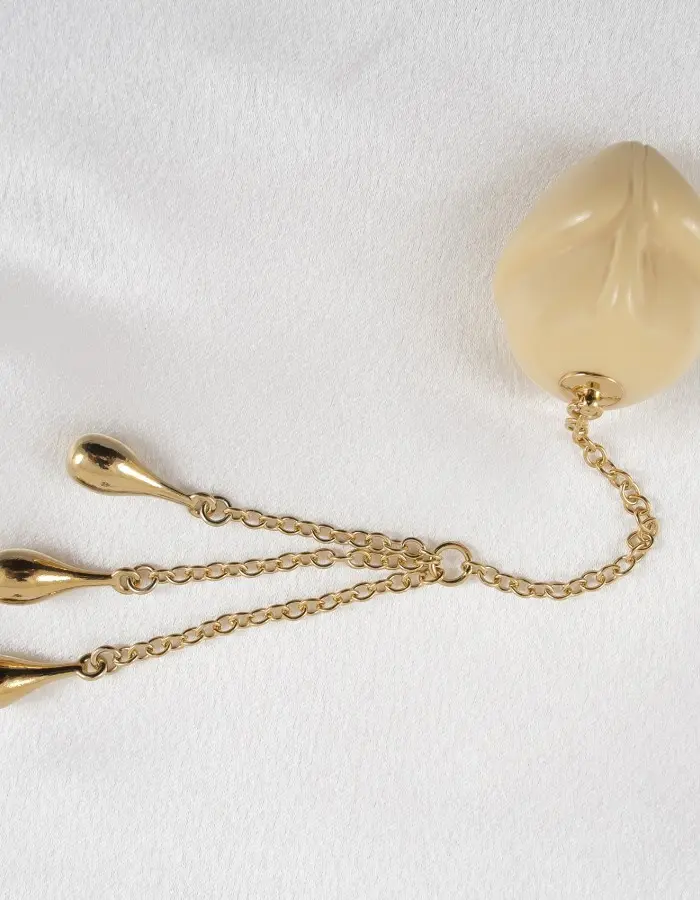 Secret Treasure - Insertable Glans Charm with Gold Pendants for Her